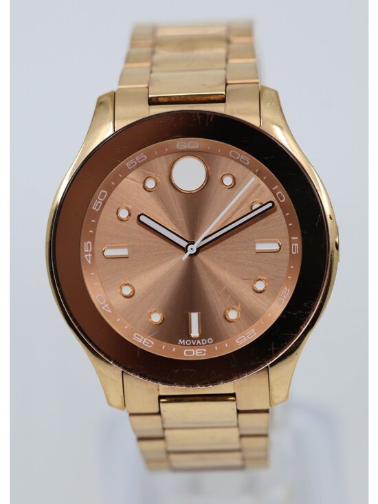 Movado Bold Classic MB.01.3.34.6240 3600417 Gold 38mm Womens Quartz Watch main image 11